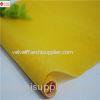 OEM / ODM Polyester Embossed Printed Flocked Velvet Fabric Yellow or Customized