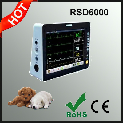 8 Inch Multi Parameter Patient Monitor for Veterinary Aminals