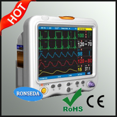 15 Inch LCD Display High Resolution Multi Parameter Patient Monitor