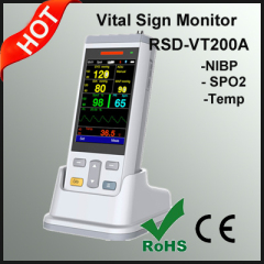 Smallest Handheld Patient Vital Sign Monitor Device