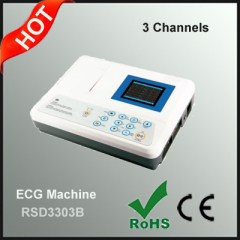 3 Channels ECG Machine