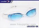 Professional Blue Tinted Silicone Swim Goggles For Adult With Environmentally Friendly Tpr Gasket