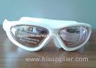 Adult Waterproof Silicone Swimming Goggles With Silver Vacuum Plating