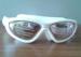 Adult Waterproof Silicone Swimming Goggles With Silver Vacuum Plating