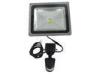 70W Outdoor Waterproof LED Flood Light Fixtures With Sensor For Clubs