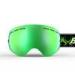 Fashionable Green Polarized Ski Glasses OTG Snowboarding Goggles with PC Lens