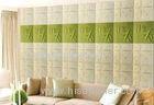 Fashion Modern Textured 3D Wall Decor Panels / 3 Dimensional Wallpaper Heat-proof