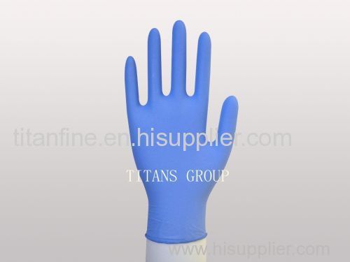 ice blue nitrile exam gloves