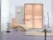 Modern Solid Wood / Plastic Partition Sliding Door for Cabinet / Wardrobe