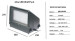 40w square led wall pack