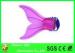 Pink Mermaid Tail Mono Silicone Swim Fins With Adjust Strap For Kids Diving Use