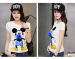 Mushroom Street blouses short sle-eve t-shirt 2015 new wave of female cotton