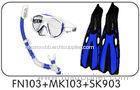 4 Sizes Diving Sets Diving Fins Free Diving Goggles and Diving Snorkel