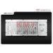 Information Kiosk Metal Keyboard Anti-vandal IP65 Stainless Steel Keyboard With Industrial Metal Tra