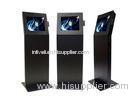 17"/ 19" Touch Screen Internet Lobby Kiosk / Slim Kiosk with Barcode Scanner in Bus Station