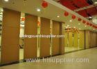 Plywood Vinyl Office Hanging Partition System Folding Walls For Hotel