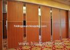 Red Fireproof Partition Wall Hanging Sliding Door For Exhibition Halls