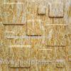 Fire Retardant 3D Textured Wall Panels / 3D Marble Stone Wall Textures