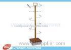 Supermarket MDF / Metal Hat Display Rack Stand With Melamine Finished