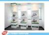 Custom Logo White Green Wooden Display Racks