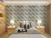 Contemporary Interior 3D Textured Wall Panels Home or Commercial Decoration Wallpaper