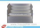Silver Customized Advertisement Display Stands MDF With Logo Printing