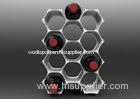 Metal Display Stands Sturdy 12 Bottle Wine Holders / Retail Store Drink Display Shelf