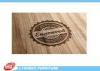 Durable Display Wood CNC Engraving Logo / Wood Label Sign For Exhibition