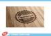Durable Display Wood CNC Engraving Logo / Wood Label Sign For Exhibition