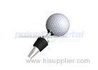 Professional 4-1/4" Polished Chrome Zinc Alloy Golf Ball Wine Bottle Stoper