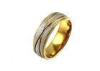 Modern Stainless Steel Rings Titanium Wedding Bands With Lozenge In Silver Sand