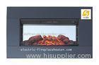 Living Room Log flame Effect Remote Control Electric Fireplace With Mirror Plate