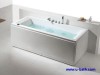 Simple design indoor massage bathtub of rectangular shape