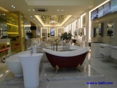 European style massage bathtub whirlpool spa of wall back installation
