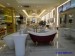 Simple design indoor massage bathtub of rectangular shape