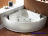 U-BATH Simple corner massage jacuzzi bath tub factory outlet