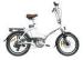 White Foldable Electric Bike / Alloy Foldable E Bike With TUV Certificate