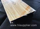 Wooden C - shaped Closed Aluminium Strip Ceiling Straight / Beveled angle