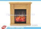 Solid Wood Veneer MDF Home Decor Fireplaces With Paint Finished / 905mm * 255mm * 970mm