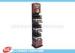 Dark Red MDF Wine Display Stands / Commercial Retail Display Shelving