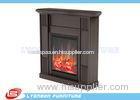 Custom Design MDF Home Decor Fireplaces Solid Wood Veneer / Paint Finished