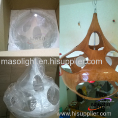 Hot sale Project Indoor Resin Pendant Lamp Maso MS P1047L E27 LED 5w Three Light Source