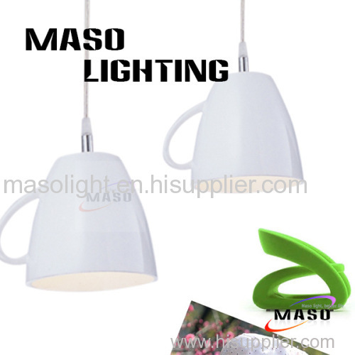 Maso Resin Cup Pendant Light Modern Type Shop Lighting Fixtures MS P1051 E27 LED Source