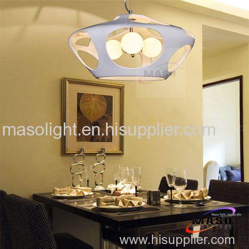 Fashion 60w Resin pendant lamp for dining room bar indoor lighting factory without source