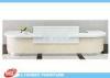 White MDF Wood Reception Desk