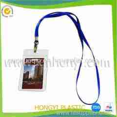 zipper lock badge holder/business id card holders