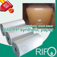 fast dry synthetic paper for label use