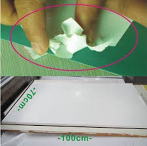 Blank White Glossy Destructible Vinyl Paper Breakabel Eggshell Sticker Paper