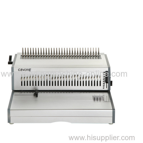 Electric comb binding machinery