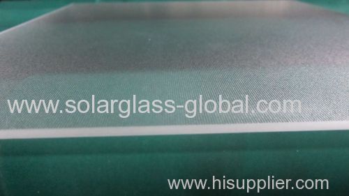 3.2mm anti-reflective coating solar glass